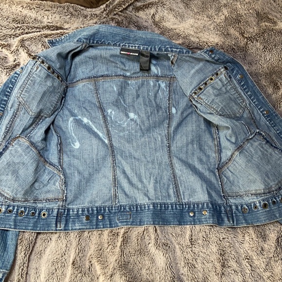 DKNY Amor Jean Jacket - Picture 8 of 9